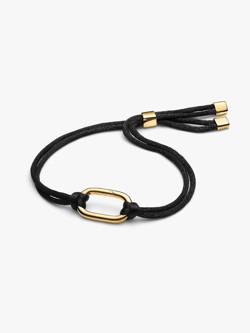 Bracciale Regolabile Cordino Nero con Link Apribile Pandora ME - 564680C01