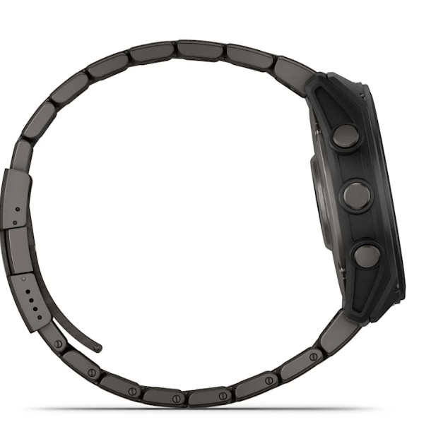 D2™ Mach 2 – 51 mm Carbon Gray DLC Titanium with Vented Titanium Bracelet - 010-02905-31