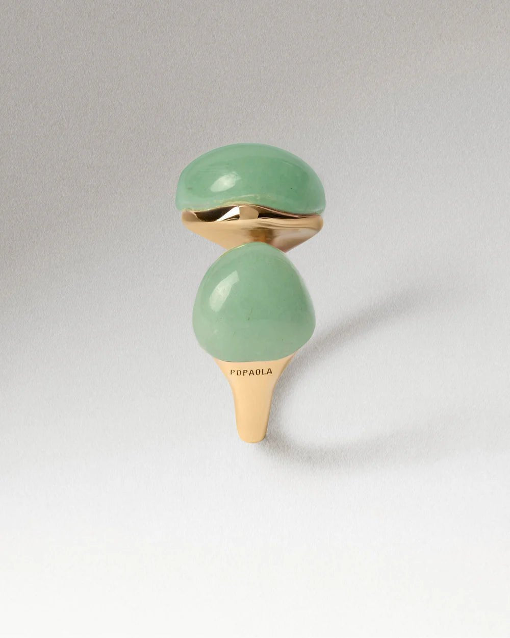 ANELLO AVVENTURINA VERDE GRAVITY - ANB1-D39-08 - Simmi Gioiellerie -Anelli