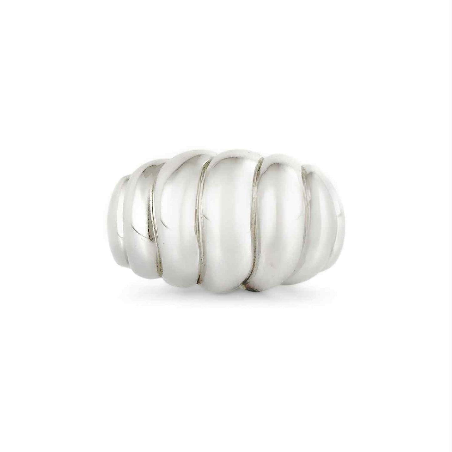 Anello croissant in oro bianco - Simmi Gioielli - Simmi Gioiellerie - Anelli
