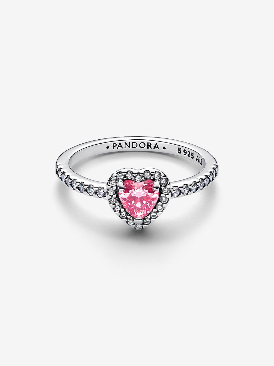 Anello Cuore in Rilievo Rosa - 198421C03 - Simmi Gioiellerie - Anelli