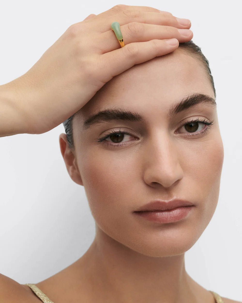 Anello da donna PD Paola AVVENTURINA VERDE NAMI - AN01 - D49 - 08 - Simmi Gioiellerie - Anelli