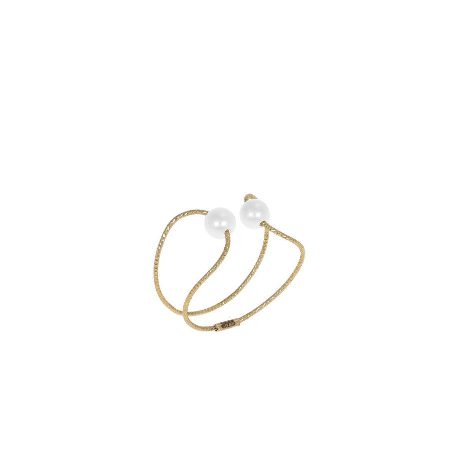 Anello in oro giallo con perle NEBULA - MagicWire - Simmi Gioiellerie - Anelli