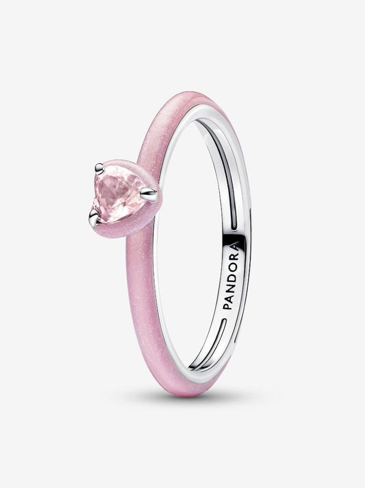 Anello Pink Chakra Heart Pandora ME - 193088C02 - Simmi Gioiellerie - Anelli