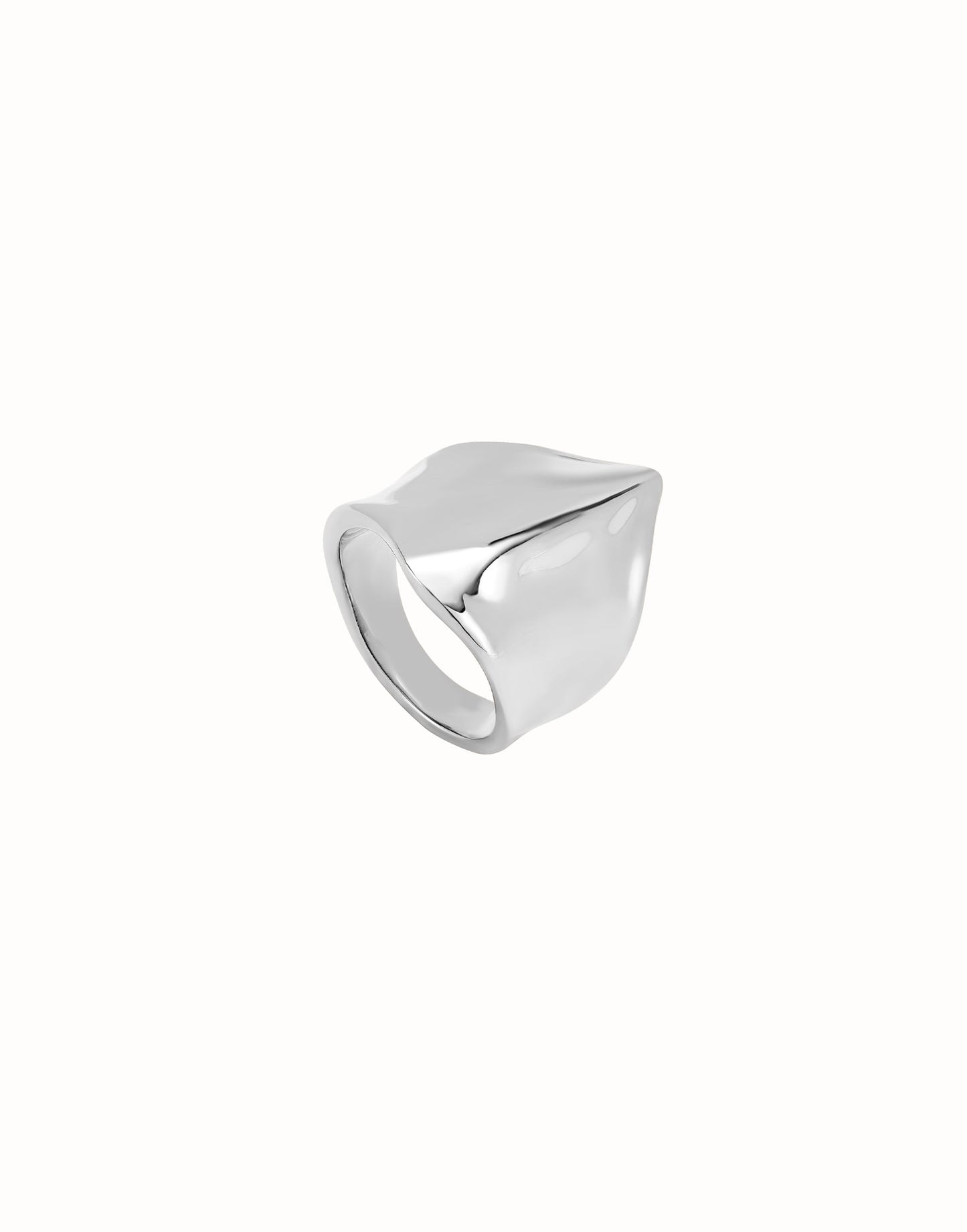 Anello unisex Uno de 50 Anello placcato argento Sterling figura manta gigante - Simmi Gioiellerie - Anelli