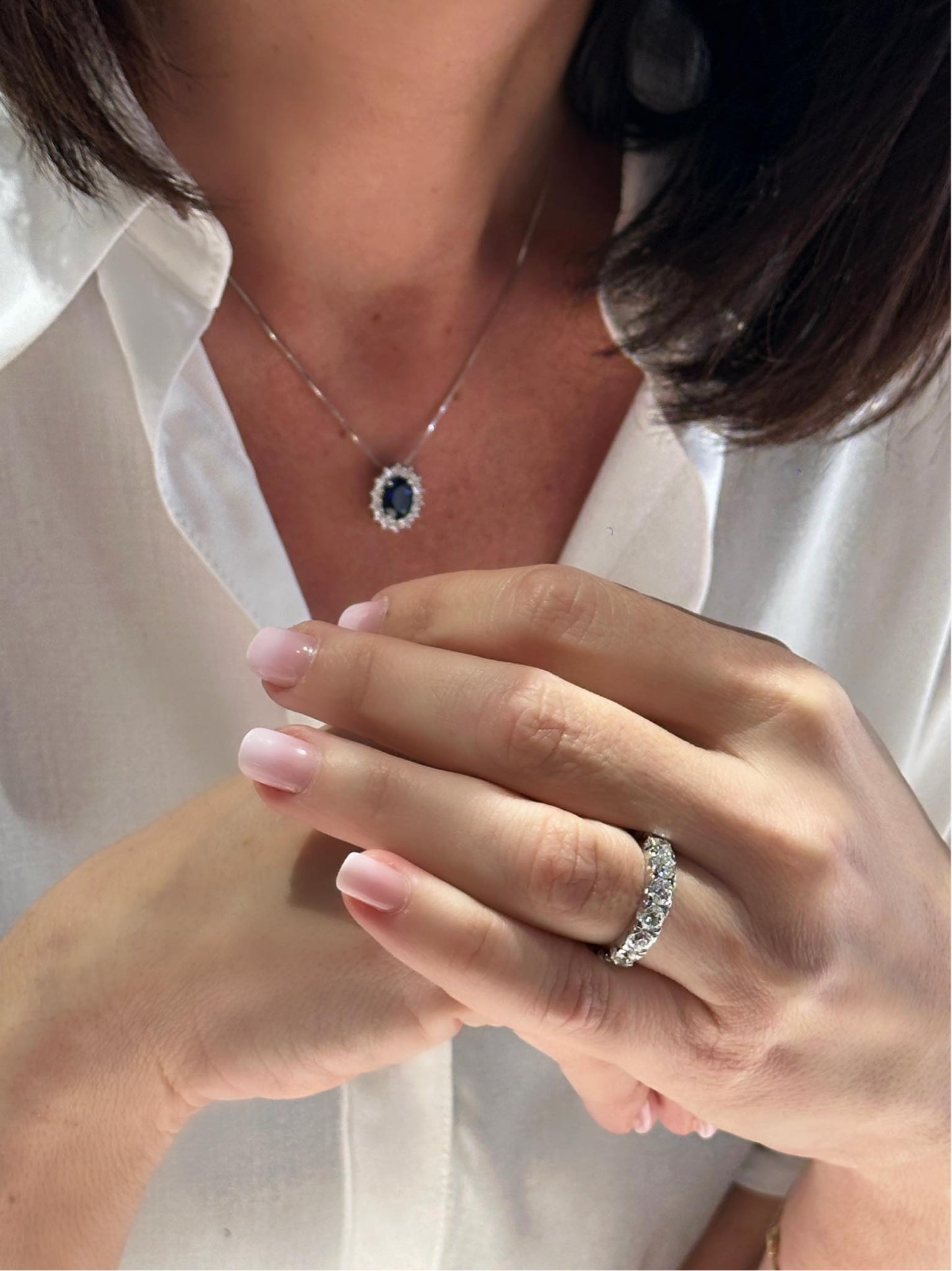 Anello veretta a giro in oro e brillanti - Simmi Gioielli - Simmi Gioiellerie -Anelli