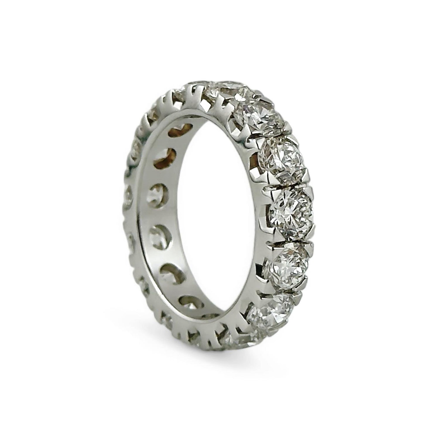 Anello veretta a giro in oro e brillanti - Simmi Gioielli - Simmi Gioiellerie -Anelli