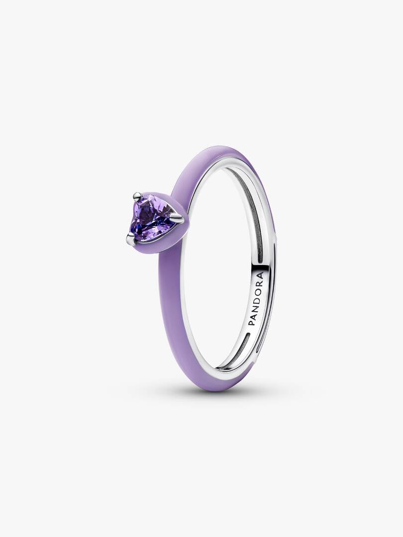 Anello Viola Chakra Heart Pandora ME - 193088C04 - Simmi Gioiellerie - Anelli