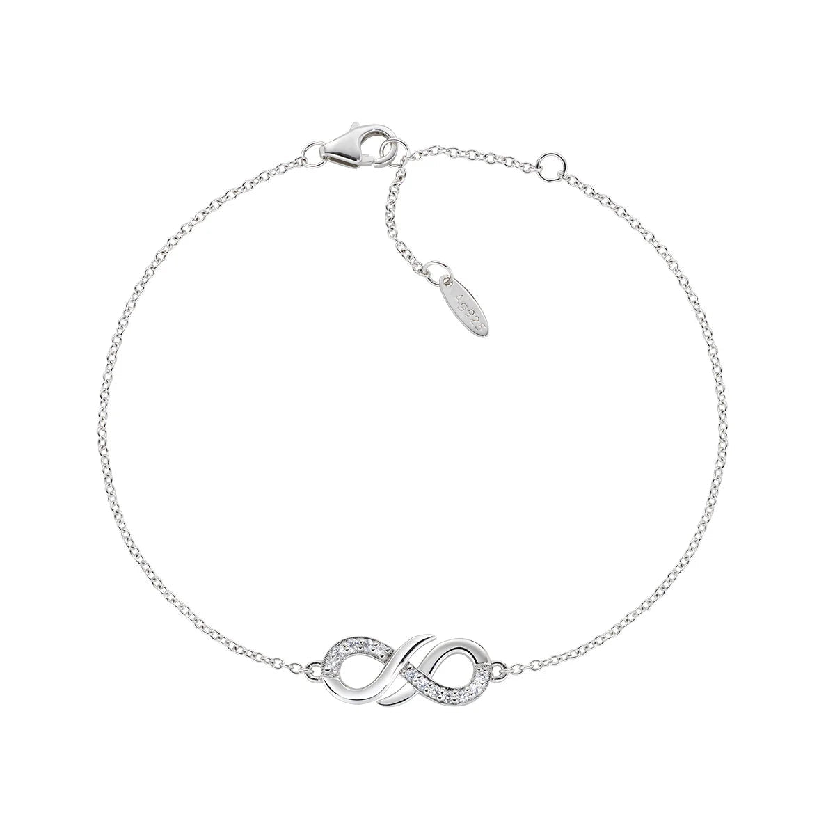 Bracciale Amore Infinito con Zirconi - BRINLUBBZ - Simmi Gioiellerie - Bracciali