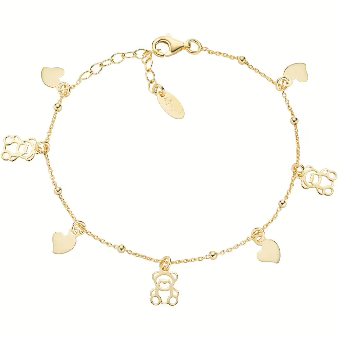 Bracciale da Donna Amen con charms pendenti  - BRLACUORG1