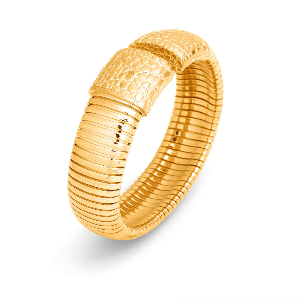 Bracciale donna Giovanni Raspini Tubogas Croco grande - 12331 - Simmi Gioiellerie - Bracciali