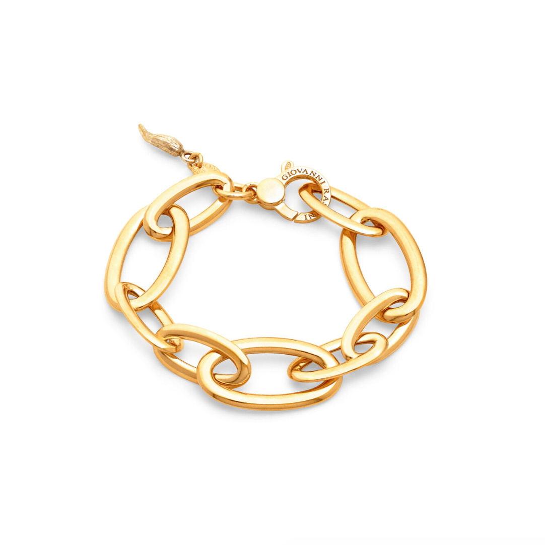 Bracciale Giovanni Raspini Maglia Ovale Bold - 12374 - Simmi Gioiellerie - Bracciali
