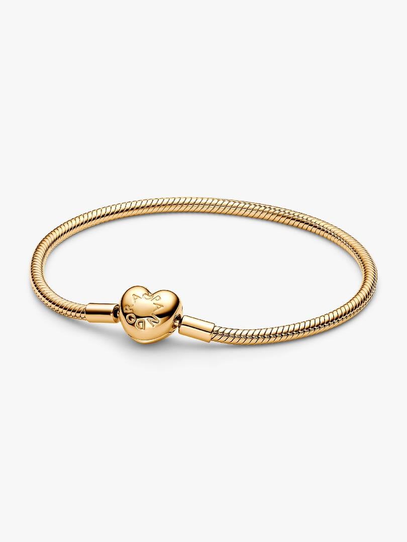 Bracciale maglia snake e chiusura a cuore - 563050C00 - Simmi Gioiellerie - Bracciali
