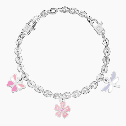 Bracciale regolabile con ciondolo farfalla - 732285 - Simmi Gioiellerie - Bracciali