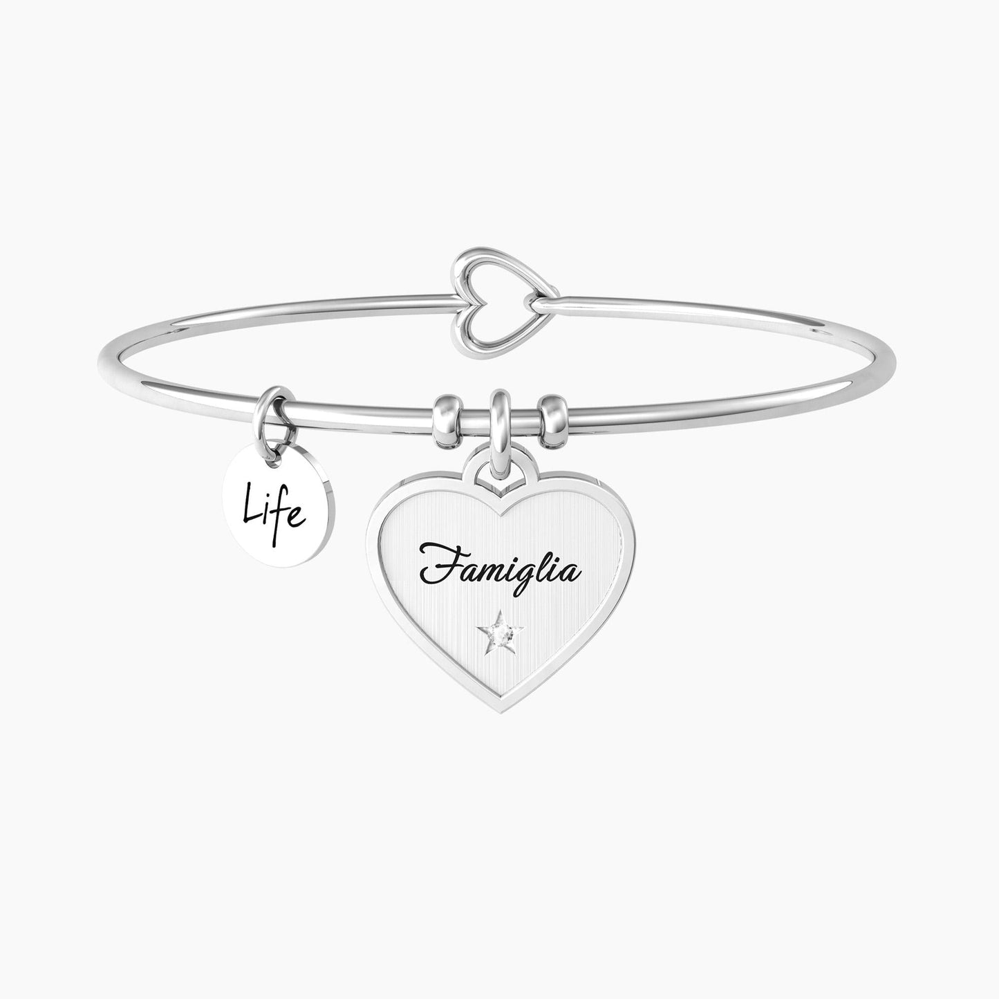 Bracciale rigido donna con ciondolo famiglia - FAMIGLIA - 732151 - Simmi Gioiellerie -Bracciali