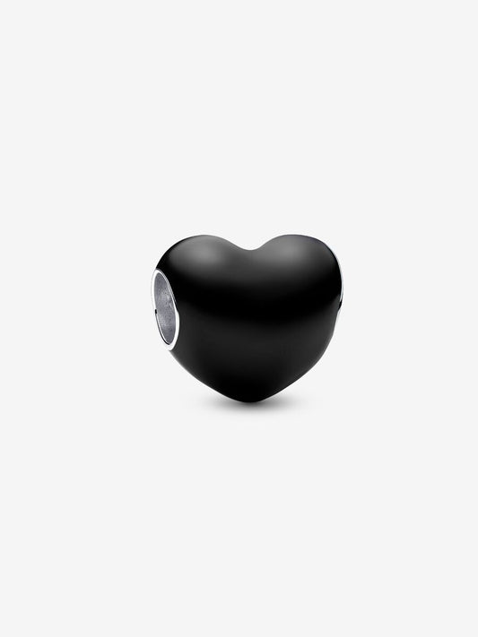 Charm Cuore Metallico Nero - 793337C04 - Simmi Gioiellerie - Charm