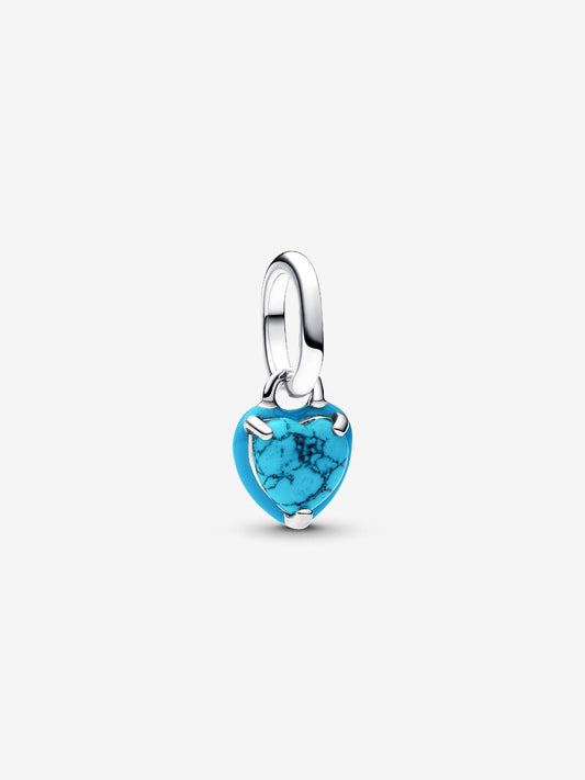 Charm Mini Pendente Turqoise Chakra Heart Pandora ME - 793827C01 - Simmi Gioiellerie - Charm