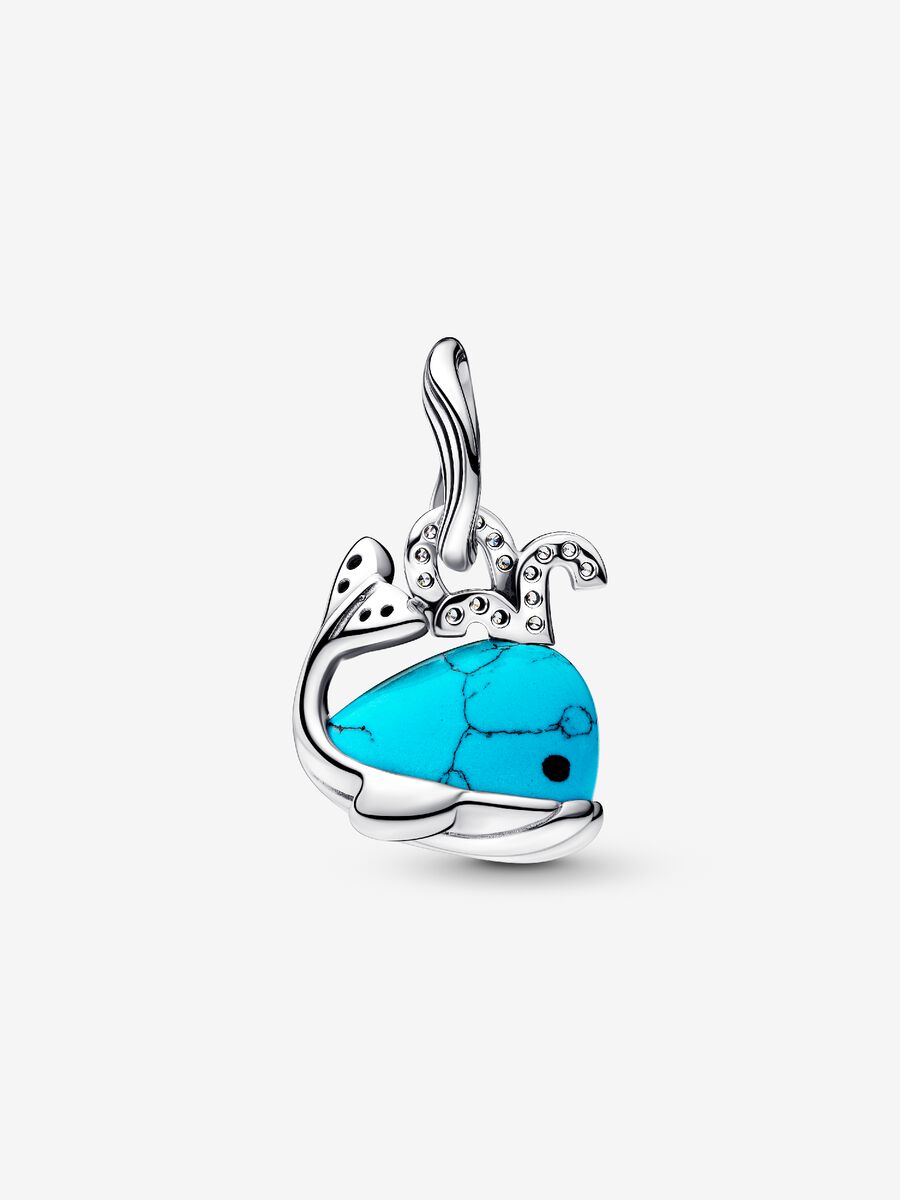 Charm Pendente Balena Turchese - 793822C01 - Simmi Gioiellerie - Charm