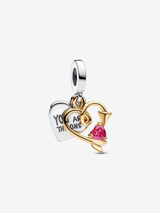 Charm Pendente Cuore con Freccia da incidere - 763622C01 - Simmi Gioiellerie - Charm