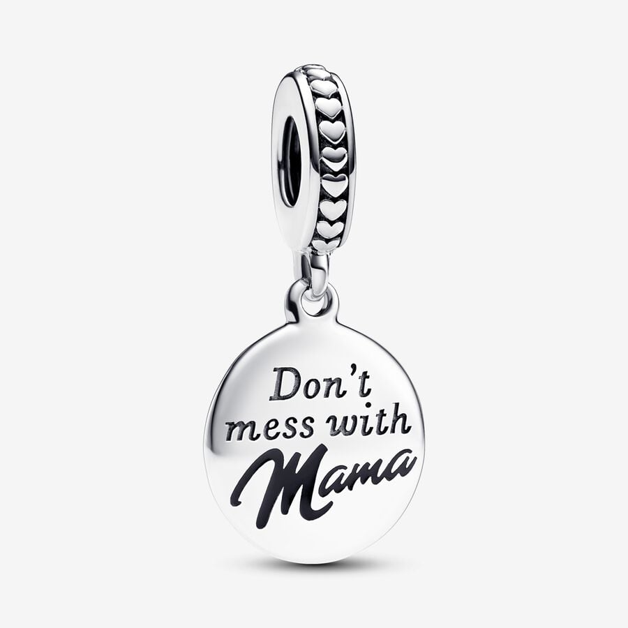 Charm Pendente “Don’t’ Mess with Mama” da incidere - 793204C01 - Simmi Gioiellerie -Charm