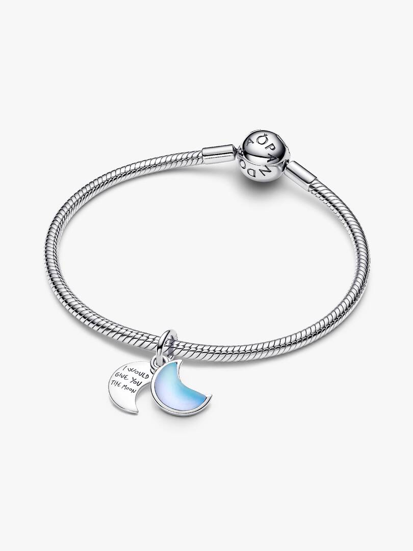 Charm Pendente Doppio Luna Crescente "I Would Give you the Moon" - 794272C01 - Simmi Gioiellerie - Charm