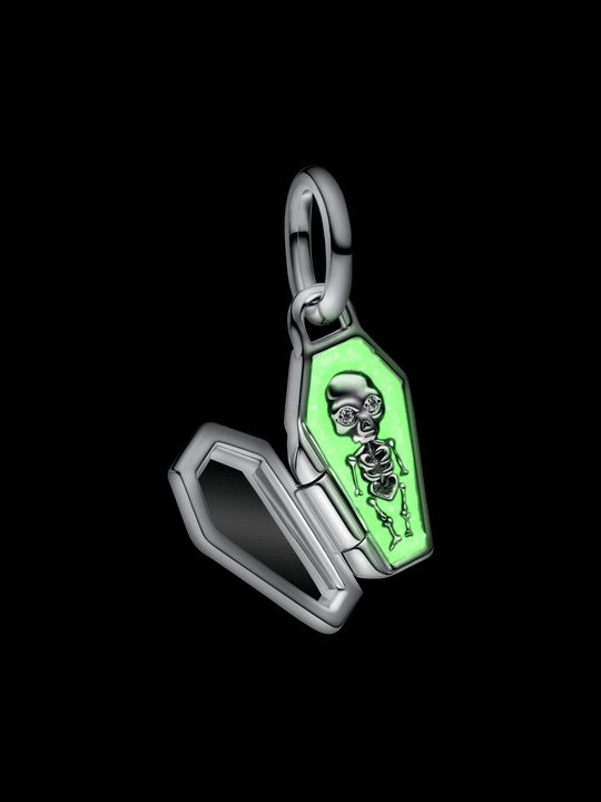 Charm Pendente Spirito Di Halloween che si illumina al buio - 794058C01 - Simmi Gioiellerie - Charm