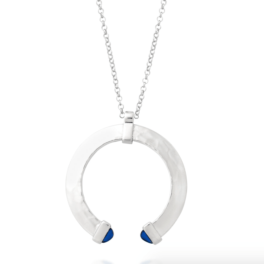 Collana da donna Giovanni Raspini Pendente Blue Blade - 12288 - Simmi Gioiellerie - Ciondolo