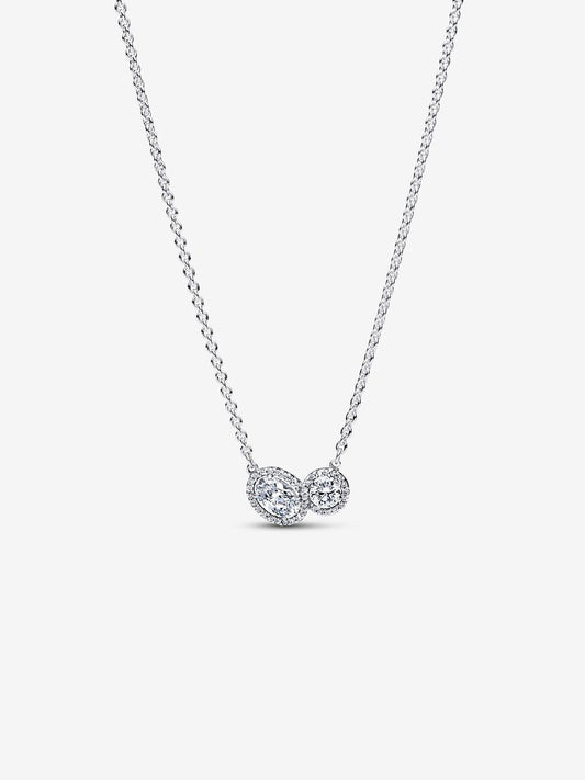Collana Doppia Pietra Luminosa - 393776C01 - 45 - Simmi Gioiellerie - Collane