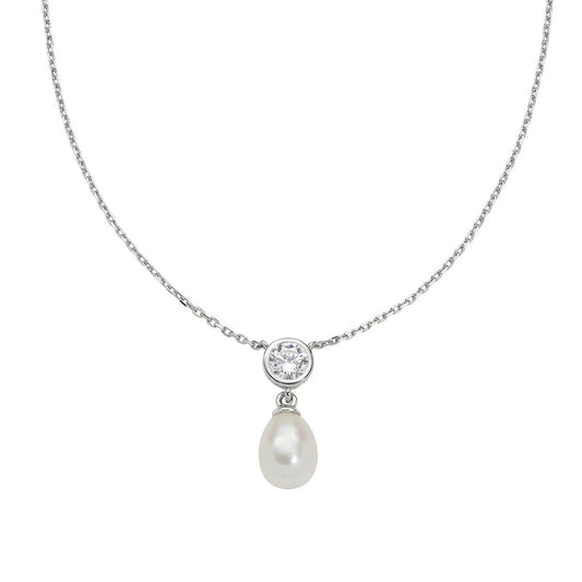 Collana Punto Luce e Perla - CLTOPEBBBZ3 - Simmi Gioiellerie - Collane