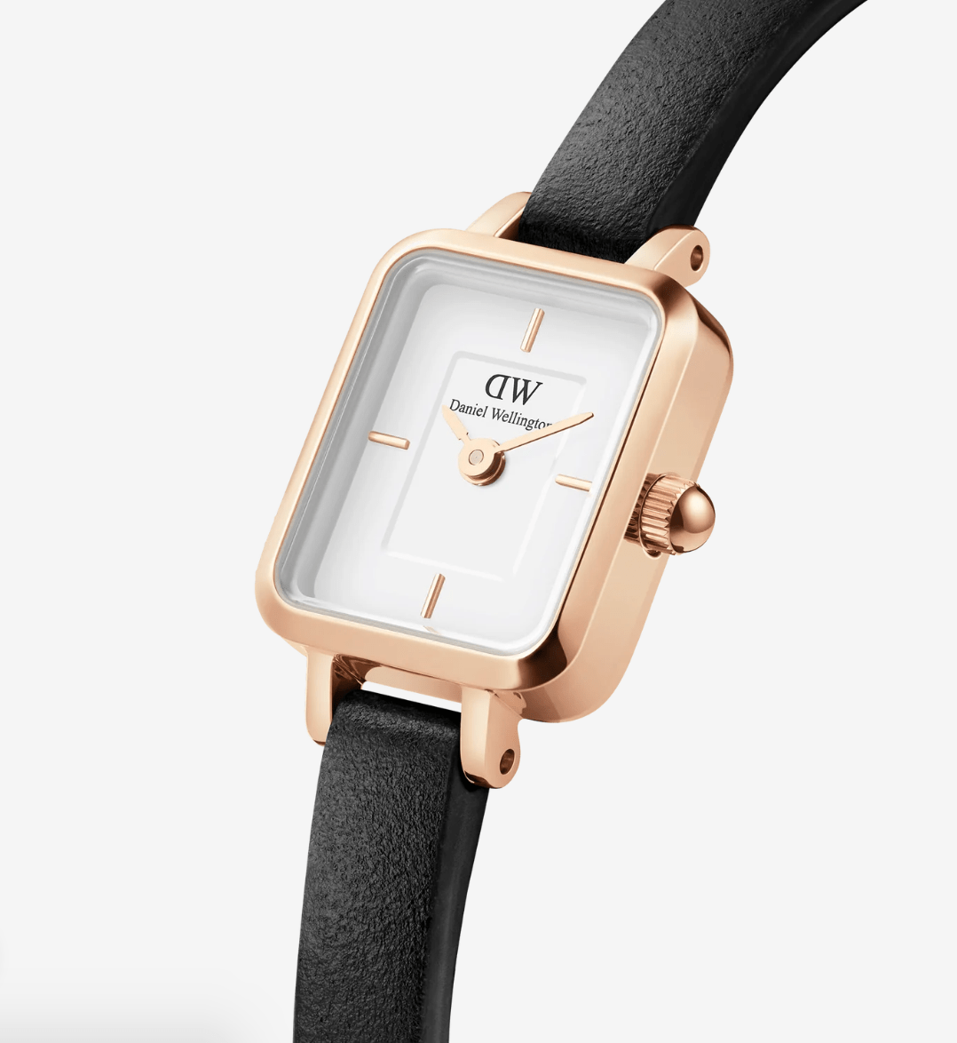 Daniel Wellington Quadro Mini Sheffield Rose Gold - DW00100728 - Simmi Gioiellerie - Orologi