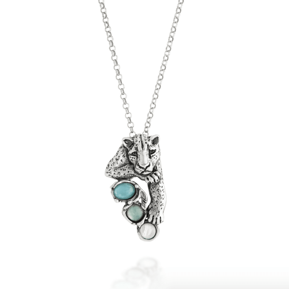 Giovanni Raspini Pendente Blue Jaguar - 12681 - Simmi Gioiellerie -Collane