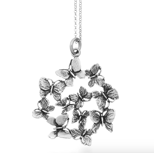 Giovanni Raspini Pendente Farfalle - 8307 - Simmi Gioiellerie - Ciondolo