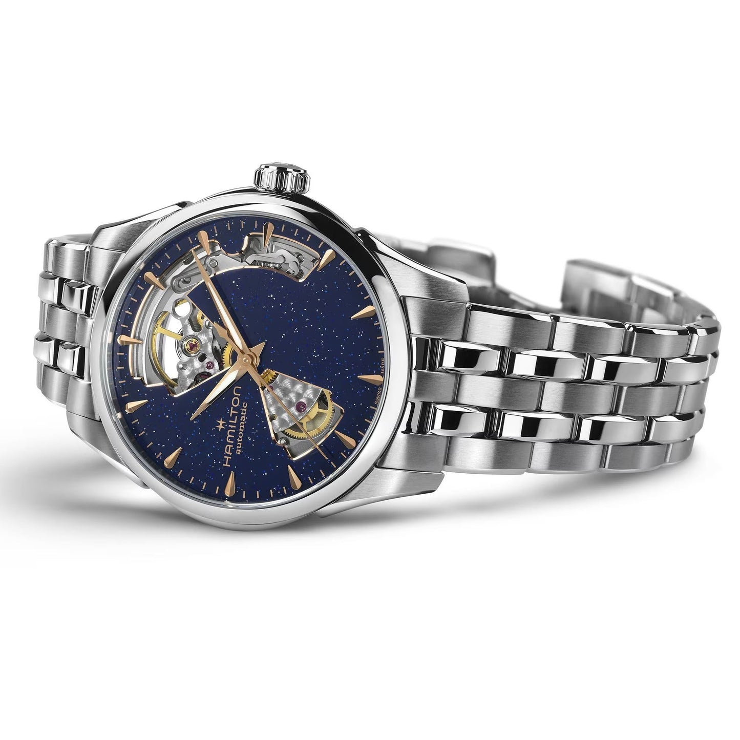 JAZZMASTER OPEN HEART LADY AUTO - H32215142 - Simmi Gioiellerie - Orologi