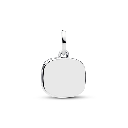 Love argento sterling doppio pendente con lapislazzuli sintetico e zirconia cubica trasparente - 795039C01 - Simmi Gioiellerie -Charm