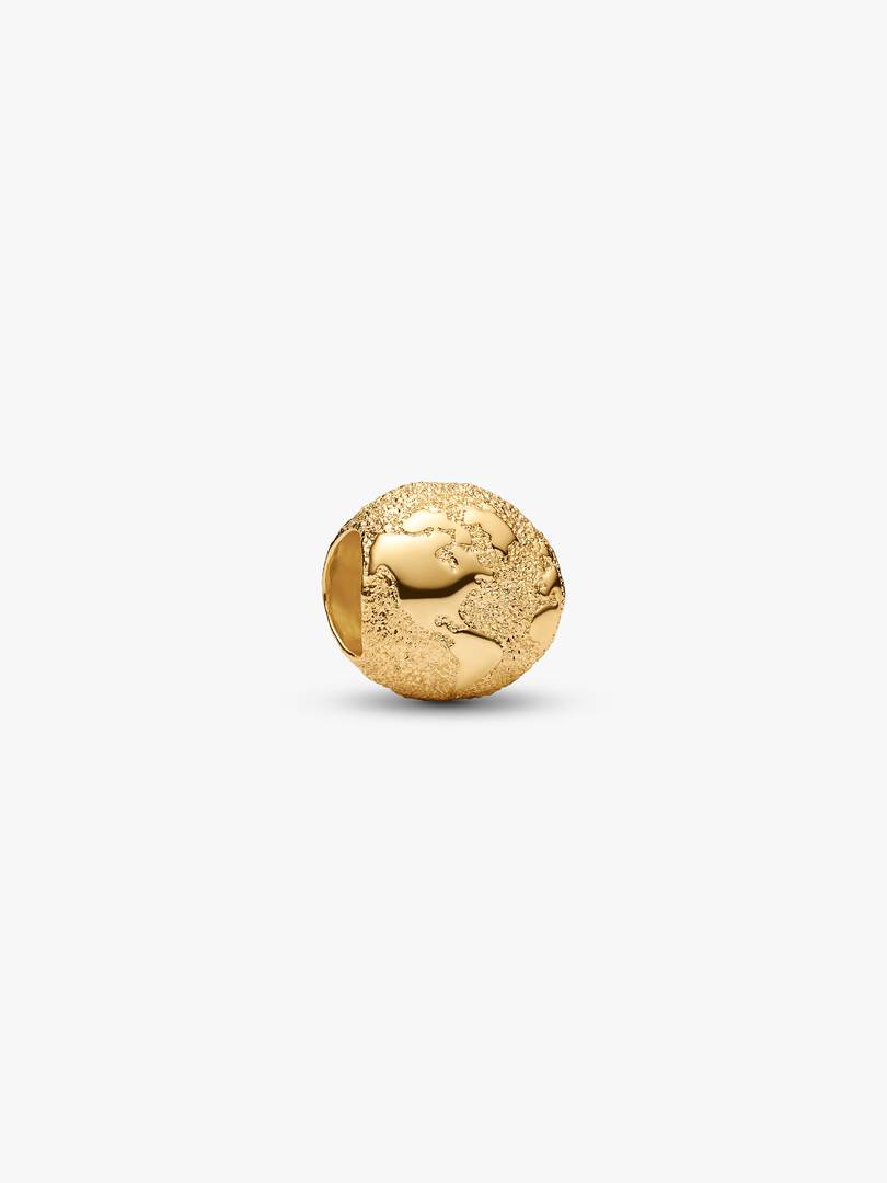 Mini Charm Mondo effetto diamantato - 764529C00 - Simmi Gioiellerie - Charm