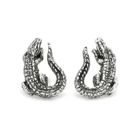Orecchini donna Bottone Coccodrillo - 12267 - Simmi Gioiellerie - Orecchini