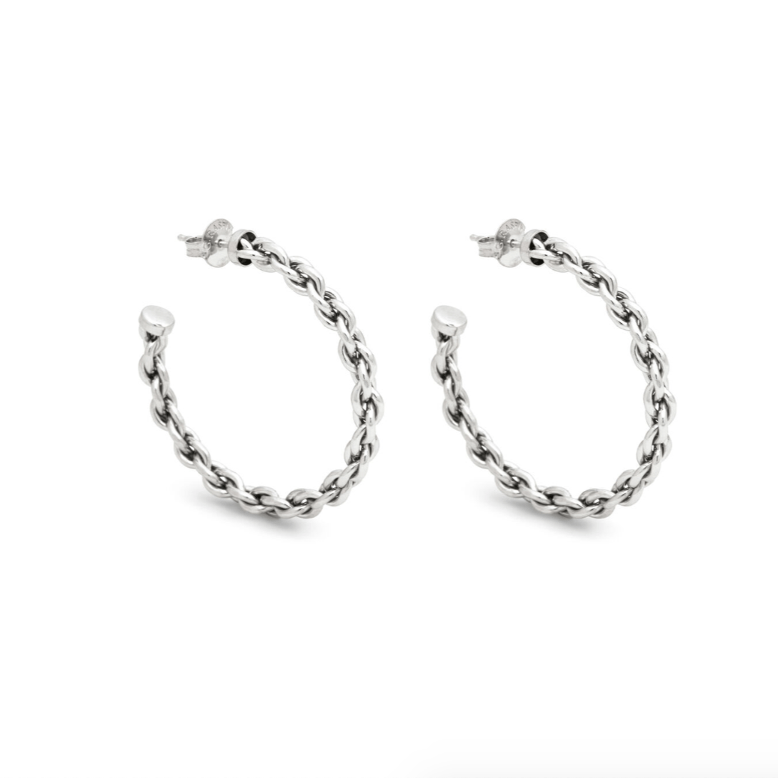 Orecchini donna Giovanni Raspini Cerchio Catena Grandi - 12356 - Simmi Gioiellerie - Orecchini