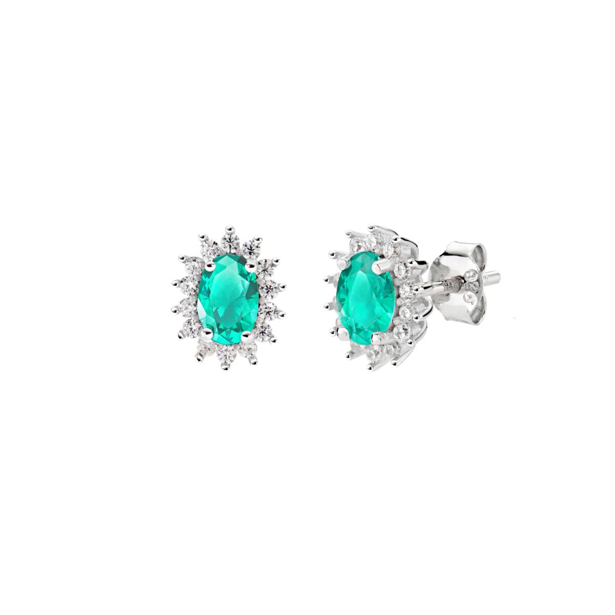 Orecchini Mini Royal Lady con Zircone Rosso Ciliegia - ORLDPBBCI - Simmi Gioiellerie - Orecchini