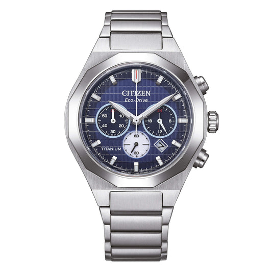 Orologio Citizen Collezione Super Titanium Zenshin Senkei Crono Super Titanio - CA4691 - 59L - Simmi Gioiellerie - Orologi