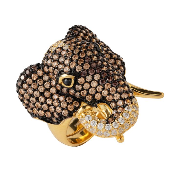 Rebecca Gioielli Anello Elefante Urban Jungle - BUJAOB14 - Simmi Gioiellerie - Anelli
