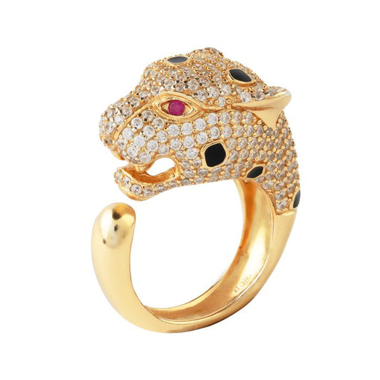 Rebecca Gioielli Anello Pantera Urban Jungle - BUJABB02 - Simmi Gioiellerie - Anelli
