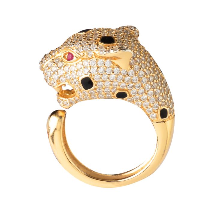 Rebecca Gioielli Anello Pantera Urban Jungle - BUJABB02 - Simmi Gioiellerie - Anelli
