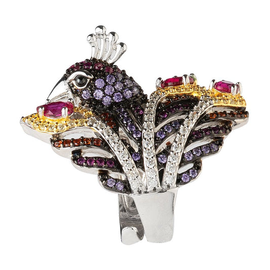 Rebecca Gioielli Anello Pavone Urban Jungle - BUJABB13 - Simmi Gioiellerie - Anelli