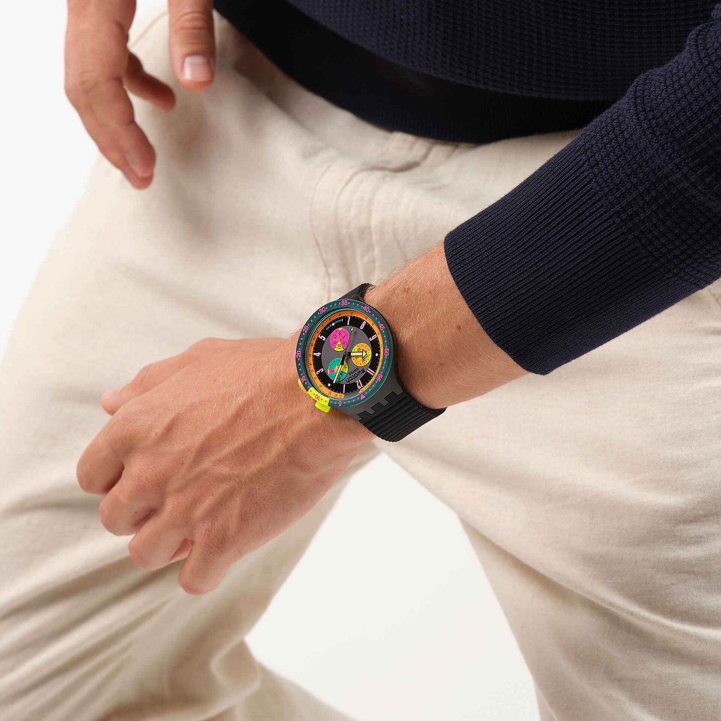 SWATCH NEON SEPPIA - SB02B104 - Simmi Gioiellerie - Orologi