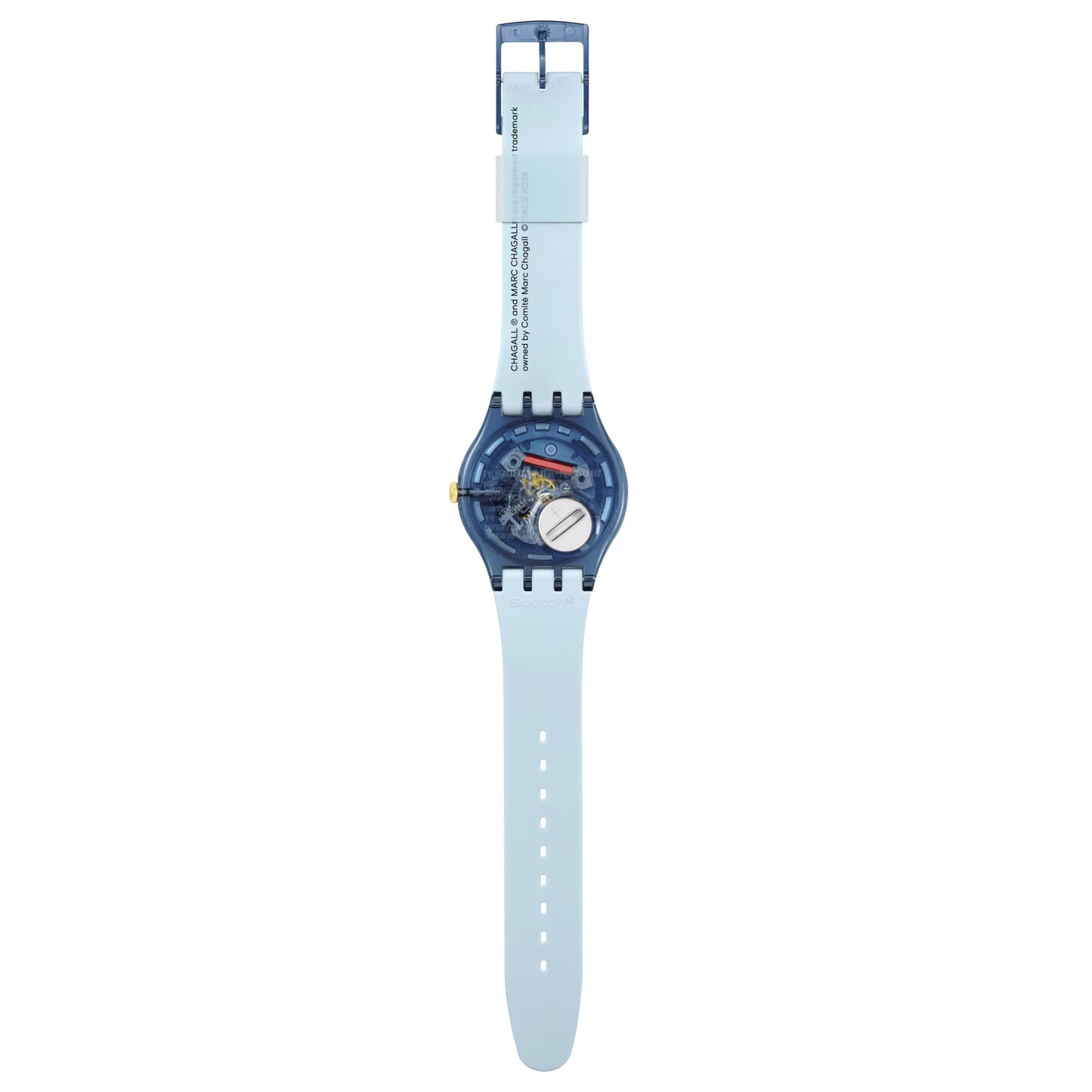 SWATCH X TATE GALLERY CHAGALL'S BLUE CIRCUS - SUOZ365 - Simmi Gioiellerie -Orologi