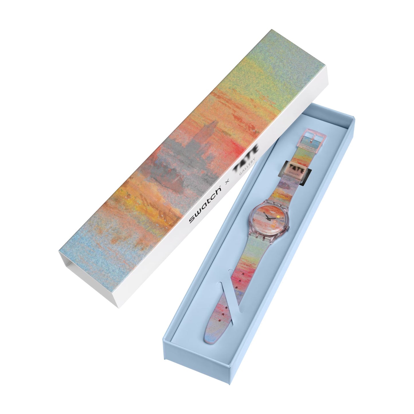 SWATCH X TATE GALLERY TURNER'S SCARLET SUNSET - SO28Z700 - Simmi Gioiellerie -Orologi