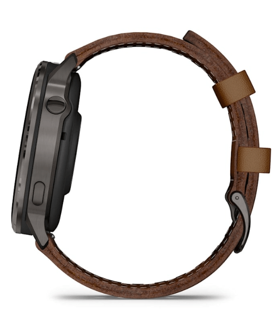 Venu® 4 - 45 mm Slate con cinturino in silicone Black e cinturino in pelle Brown - 010 - 03014 - 03 - Simmi Gioiellerie - Orologi