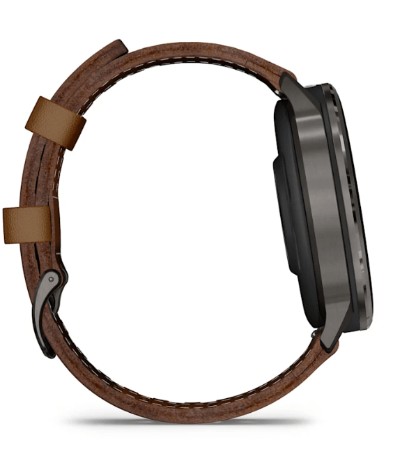 Venu® 4 - 45 mm Slate con cinturino in silicone Black e cinturino in pelle Brown - 010 - 03014 - 03 - Simmi Gioiellerie - Orologi