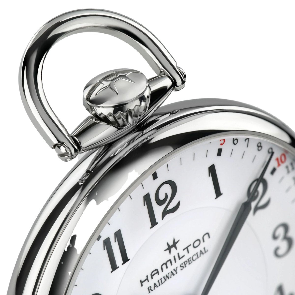 AMERICAN CLASSIC RAILROAD POCKET WATCH | LIMITED EDITION Meccanico | 50mm | H40819110 - Simmi Gioiellerie -Orologi