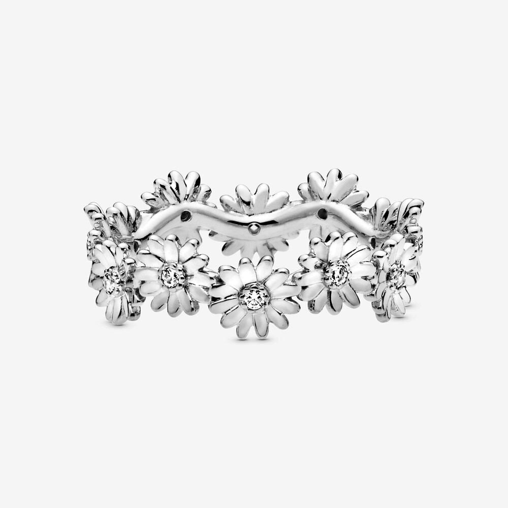 Anello a corona Margherita scintillante - Simmi gioiellerie -Anelli
